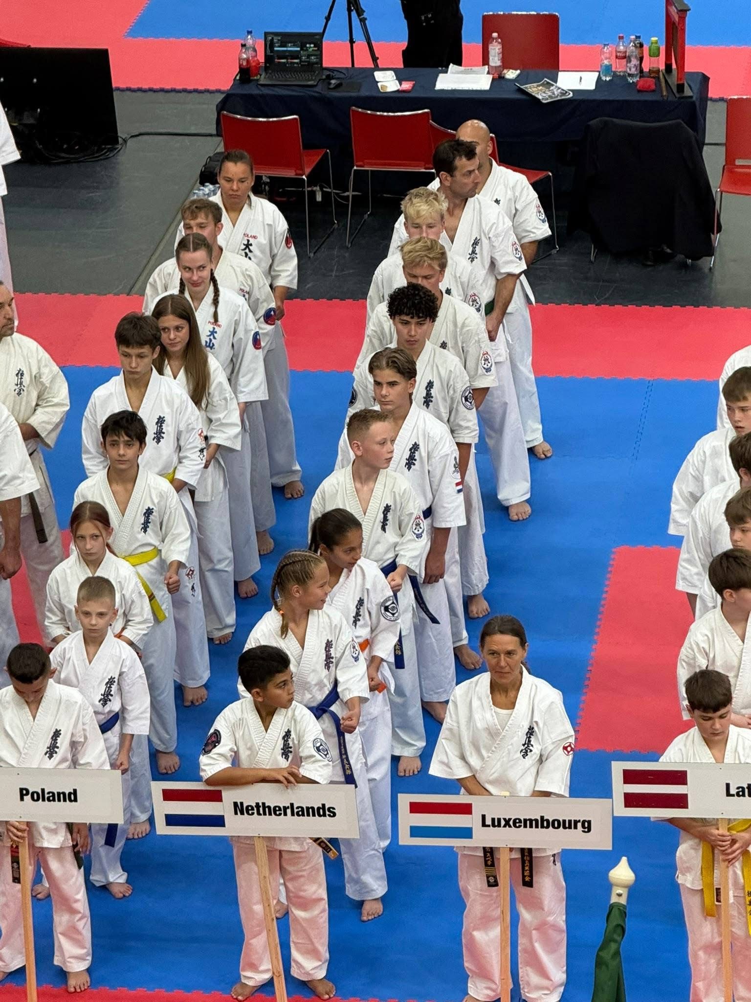 Team Nederland tijdens de openingsceremonie