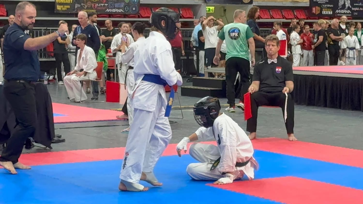 Wedstrijdactie tijdens de IBK World Cup