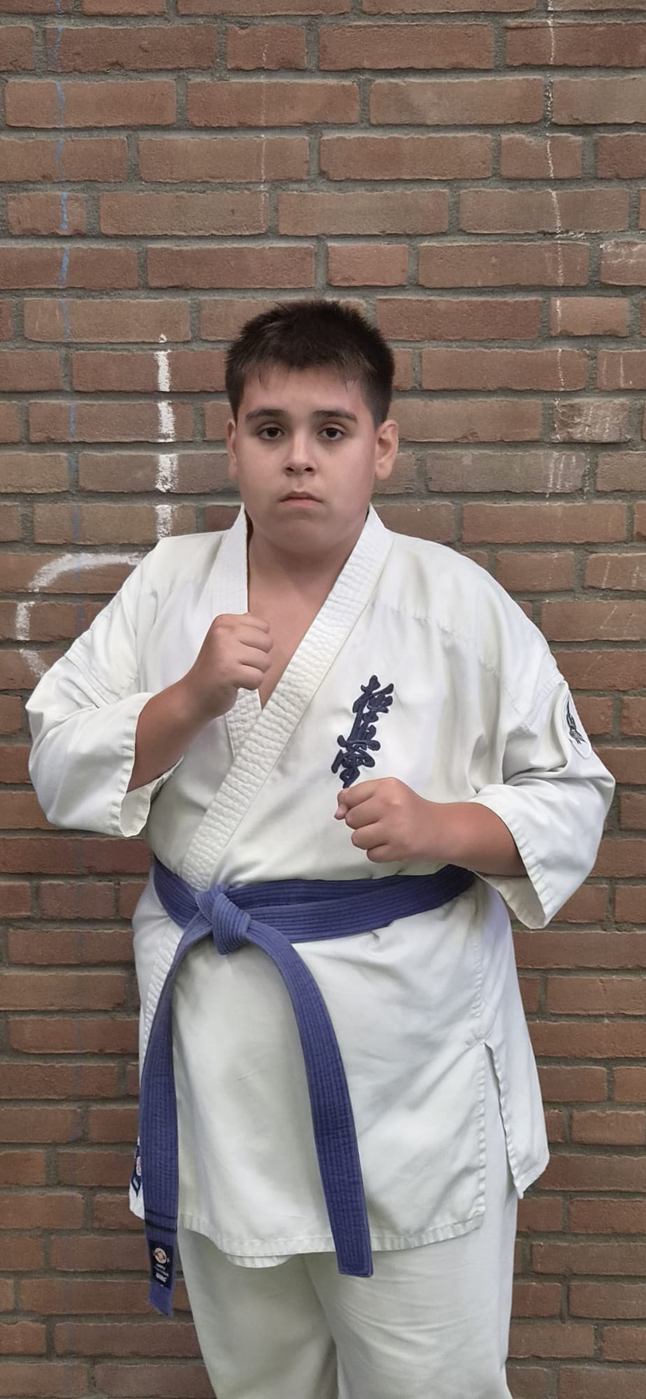 Portret van een vechter van Hoogeveen Gym voor het ONK Maarheeze (1 van 9)