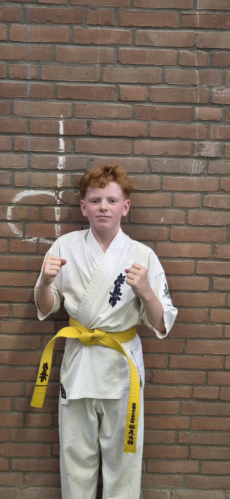 Portret van een vechter van Hoogeveen Gym voor het ONK Maarheeze (2 van 9)