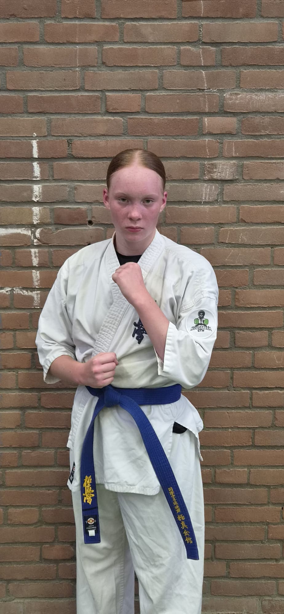 Portret van een vechter van Hoogeveen Gym voor het ONK Maarheeze (6 van 9)